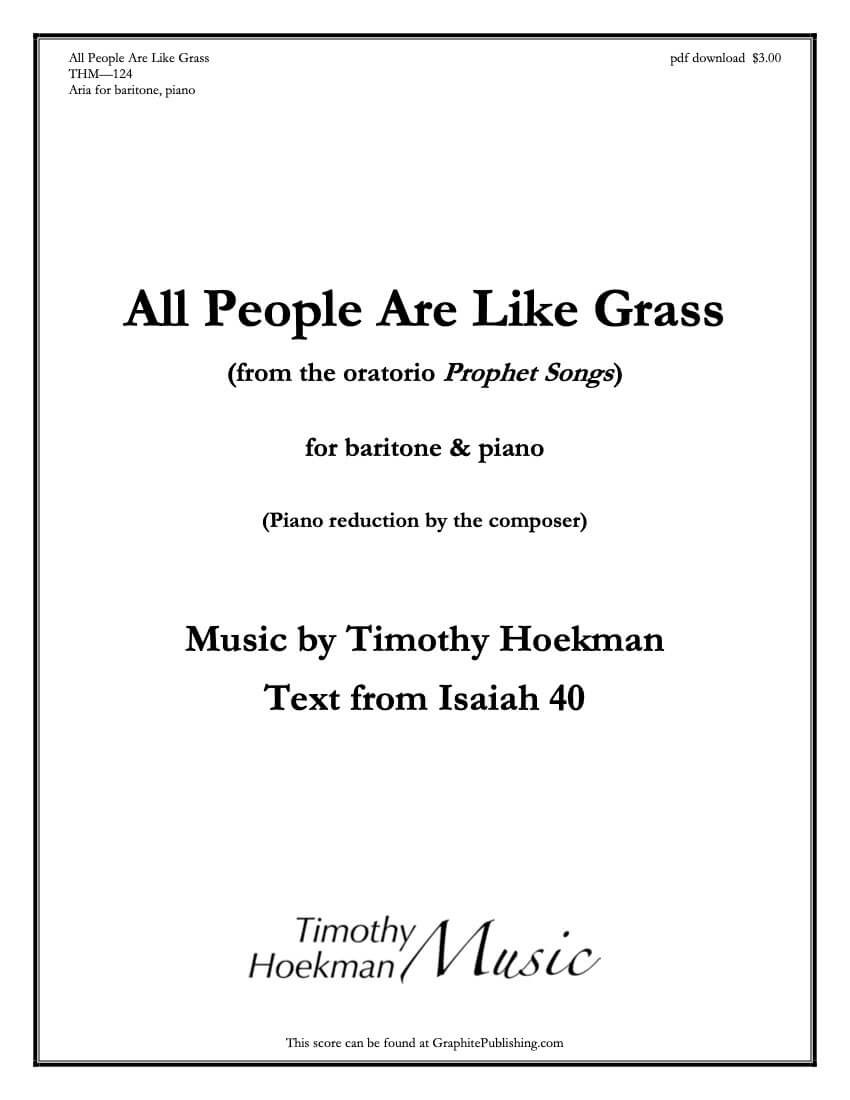 All People Are Like Grass cover