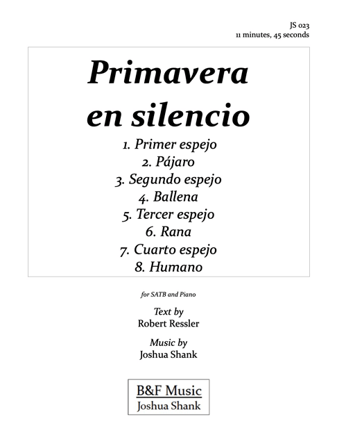Primavera en silencio cover