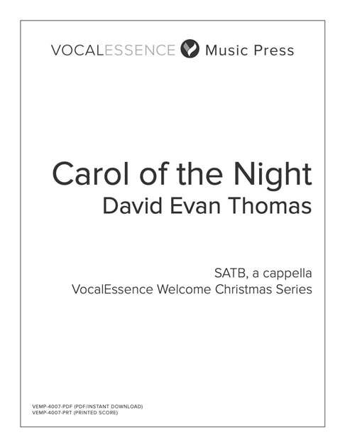 Carol of the Night cover