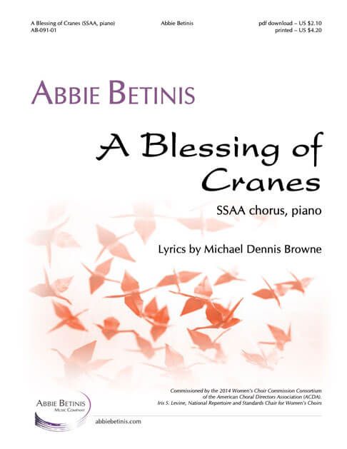 A Blessing of Cranes cover