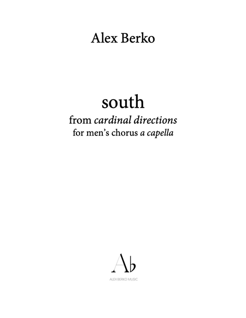 south (from cardinal directions) cover