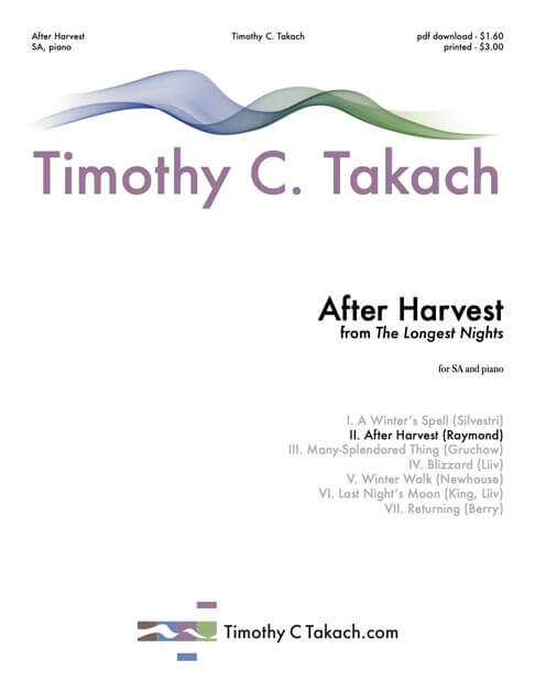 After Harvest (from The Longest Nights) cover