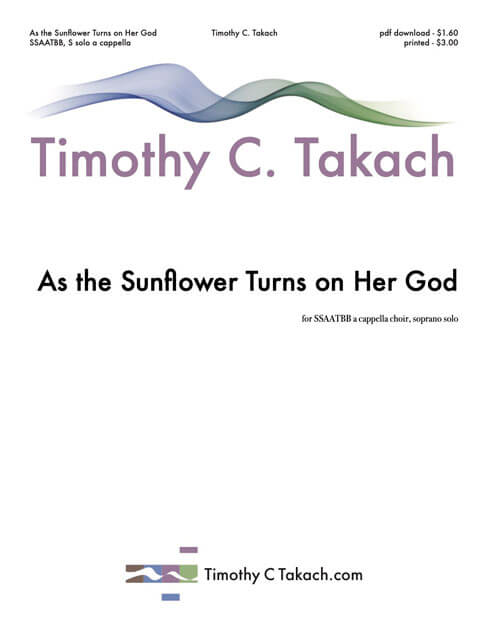 As the Sunflower Turns on Her God cover