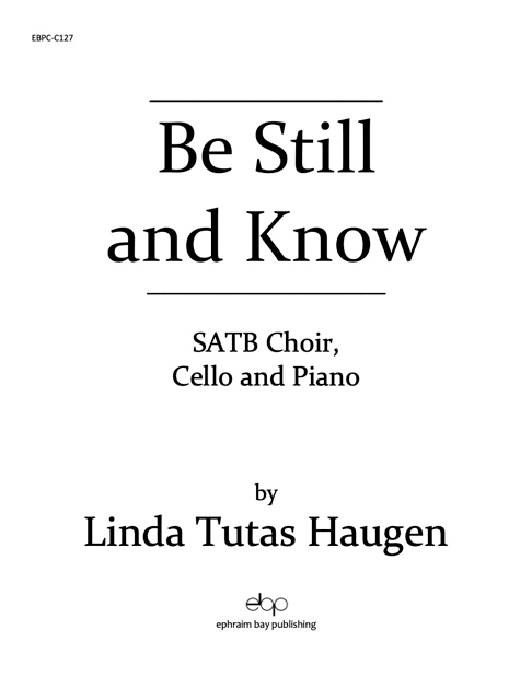 Be Still and Know cover