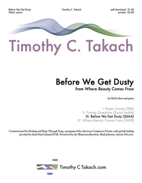 Before We Get Dusty cover