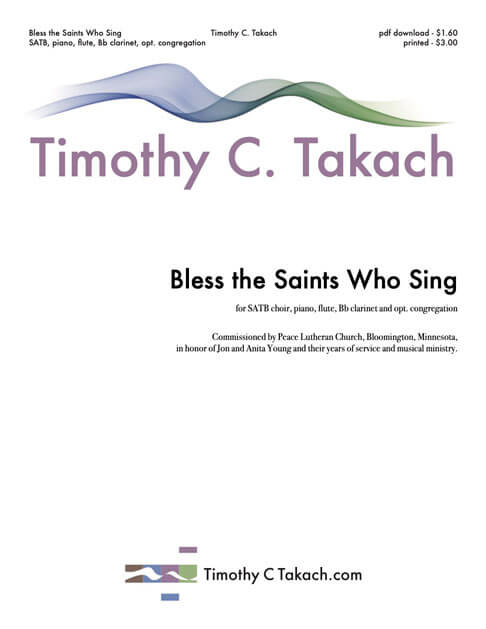 Bless the Saints Who Sing cover