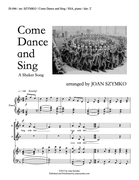 Come Dance and Sing cover