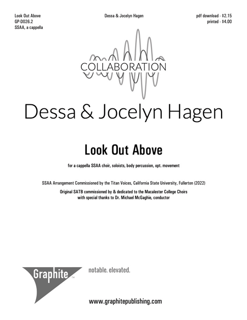 Look Out Above (SSAA) Score Cover