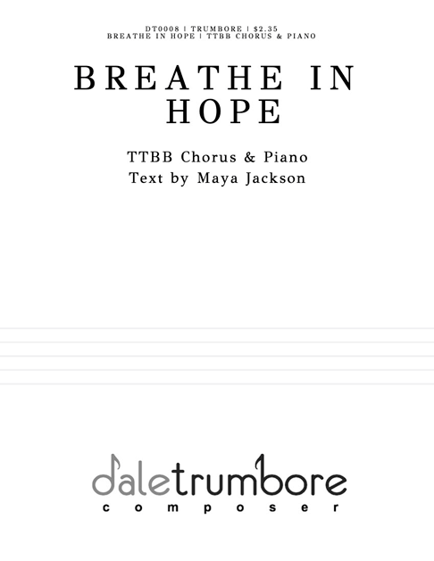 Breathe in Hope TTBB cover