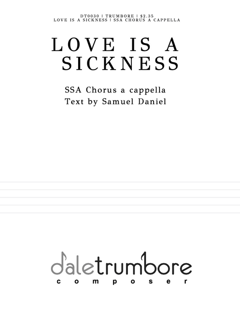 Love is a Sickness SSA cover