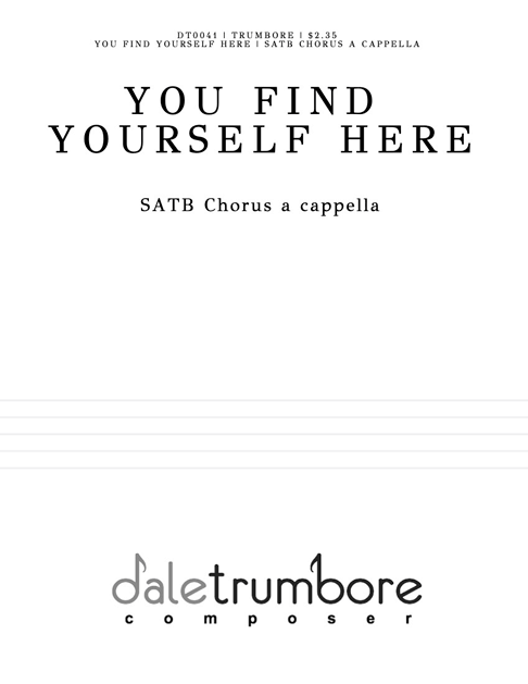 You find yourself here cover