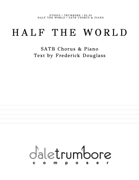 Half the World SATB cover