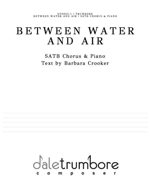 Between Water and Air SATB cover