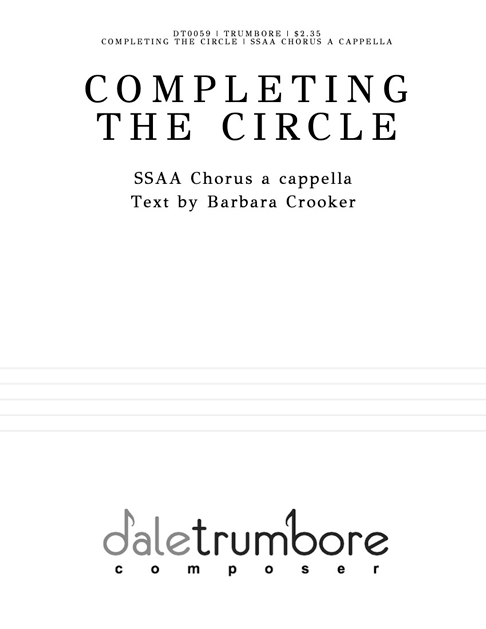 Completing the Circle SSAA cover