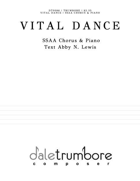 Vital Dance SSAA cover