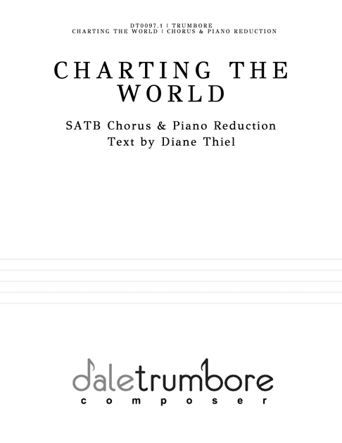 Charting the World SATB Choral Score cover