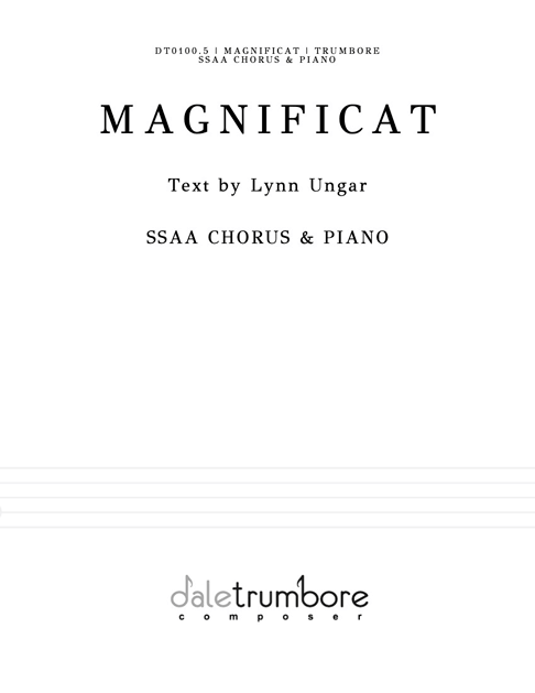 Magnificat SSAA Piano Reduction cover