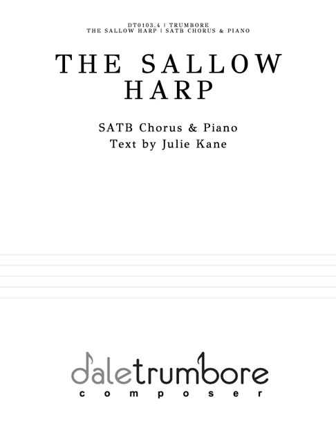 The Sallow Harp SATB Chorus and Piano cover