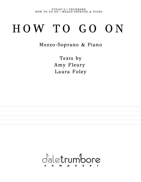 How to Go On Mezzo cover