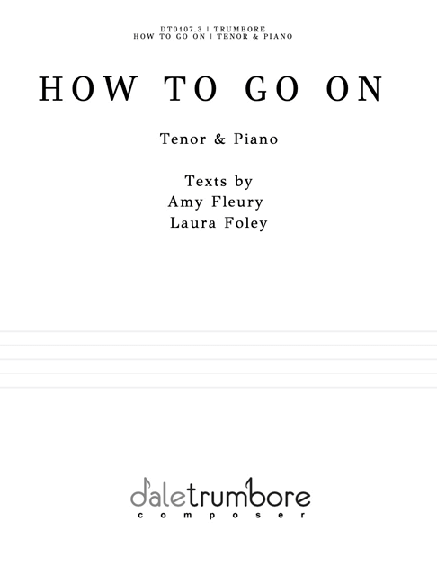 How to Go On Tenor cover