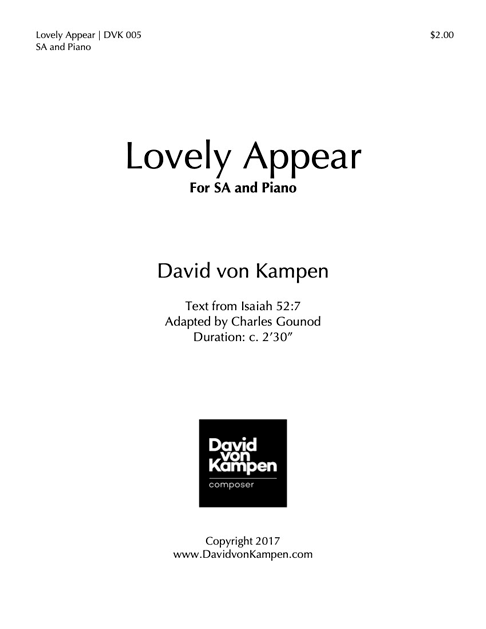 Lovely Appear cover