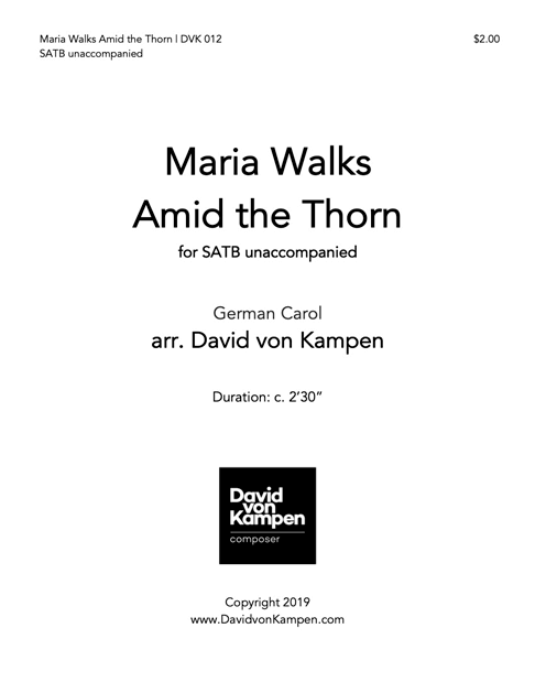 Maria Walks Amid the Thorn cover