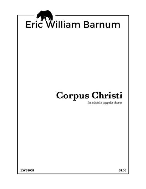 Corpus Christi cover