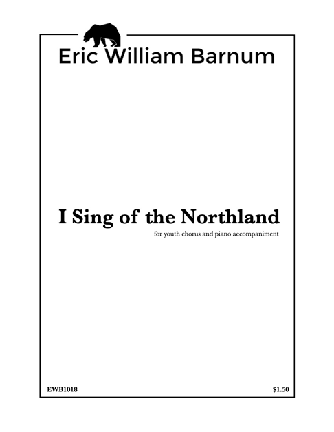 I Sing of the Northland cover