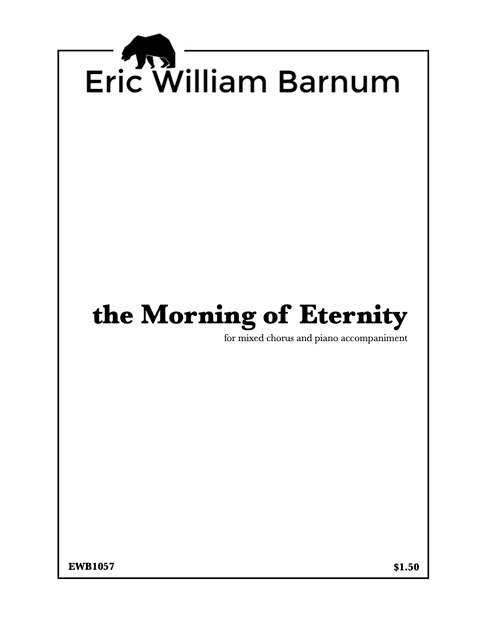 The Morning of Eternity cover