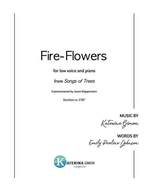 Fire Flowers Low Voice cover