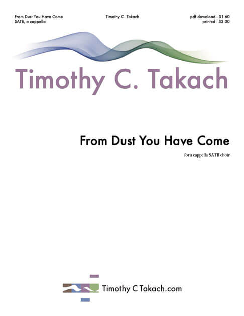 From Dust You Have Come cover