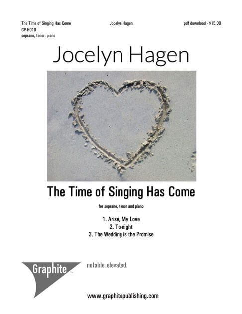 The Time of Singing Has Come Score Cover