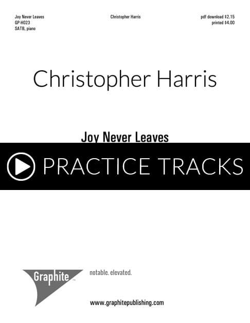 Joy Never Leaves (Practice Tracks) cover