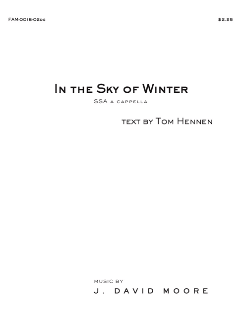 JDM-In the Sky of Winter cover
