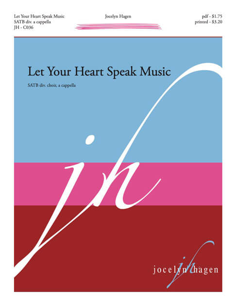 Let Your Heart Speak Music cover