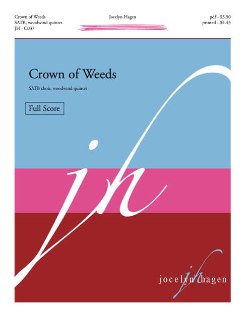 Crown of Weeds (Full Score and Parts) cover