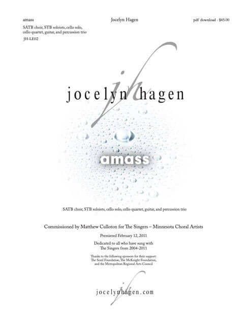 amass (Full Score) cover