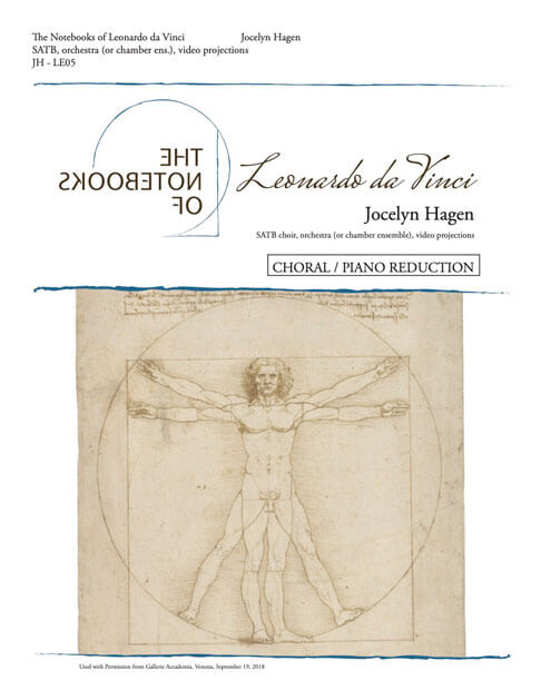 The Notebooks of Leonardo da Vinci (Choral Score) cover