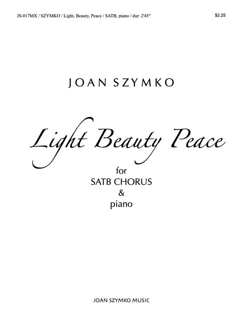 Light Beauty Peace (SATB) cover