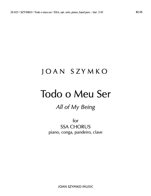 Todo o Meu Ser (SSA) cover