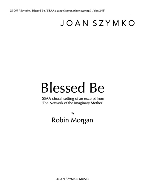 Blessed Be (Szymko) cover