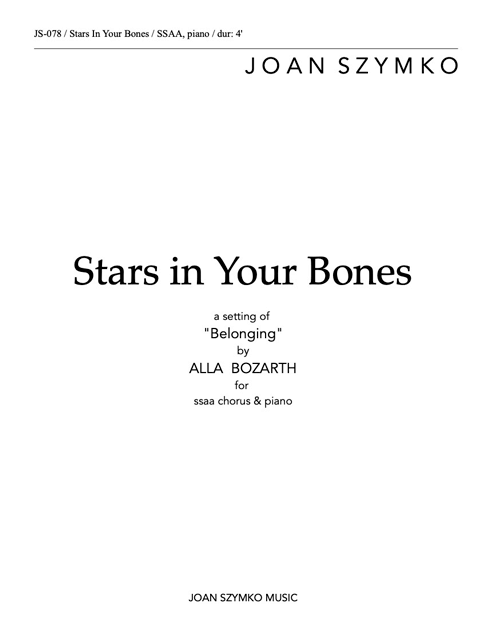 Stars in Your Bones cover
