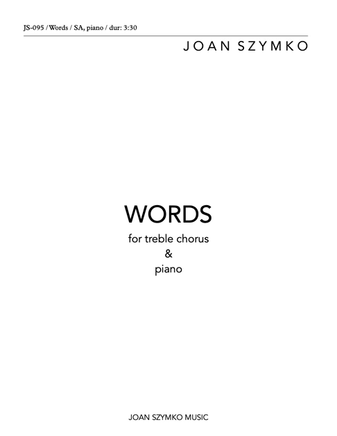 Words (SA) cover