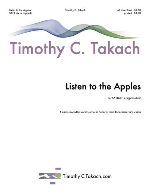 Listen to the Apples cover