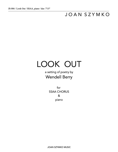 Look Out (SSAA) cover