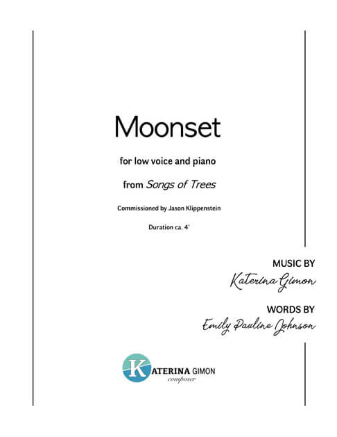 Moonset Low Voice cover
