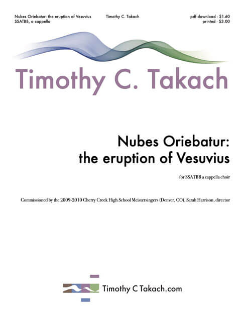 Nubes Oriebatur: The eruption of Vesuvius cover