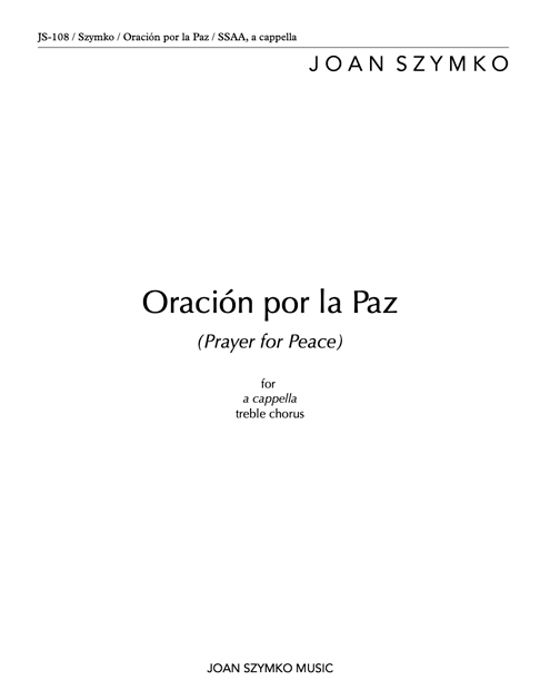 Oración por la Paz cover