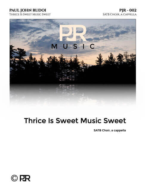 PJR002 Thrice Sweet Music cover