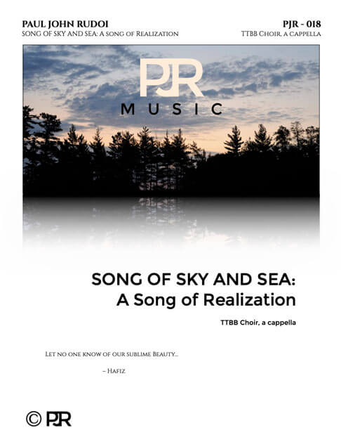 PJR018 Song of Realization TTBB cover